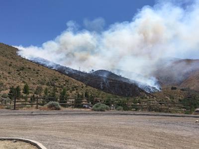 Hunter Creek Fire in West Reno 100% Contained