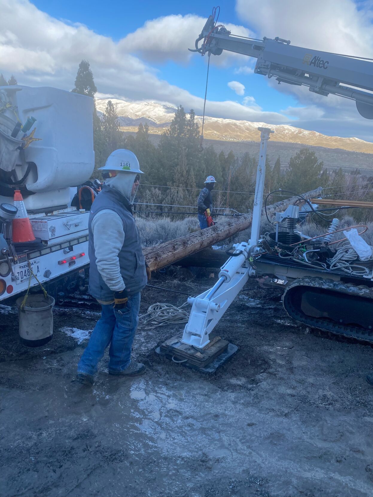 2400 Without Power in Northern Nevada after Power Poles Blown Over