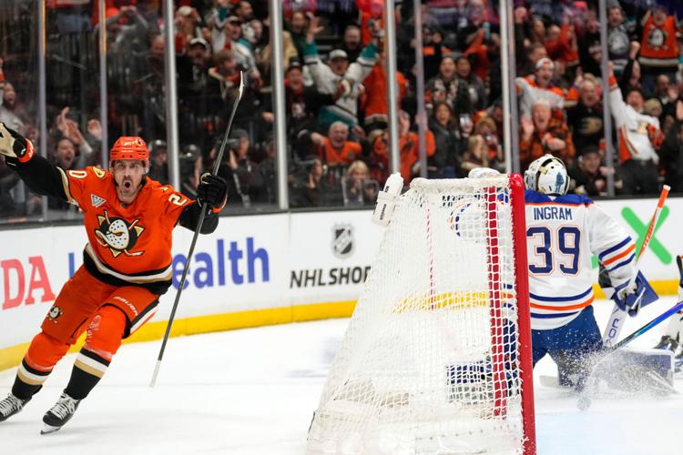 Oilers Ducks Hockey