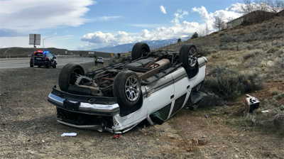NHP: Driver Ejected After Rollover Crash Near Panther Valley