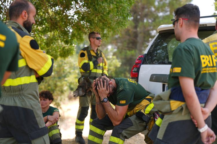APTOPIX Spain Wildfires