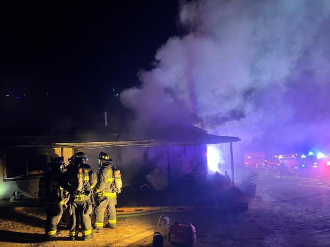 Truckee Meadows Fire & Rescue  KNOCK DOWN SUN VALLEY TRAILER FIRE