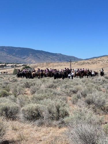 Reno Rodeo 2025 Cattle Drive - final trek to rodeo grounds 17