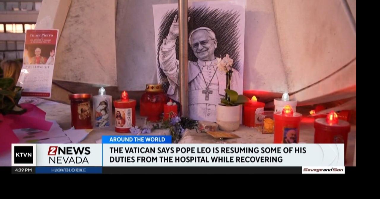 Pope Leo resuming papal duties from his hospital bed