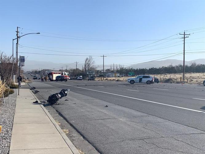 Crews On Scene Of Vehicle Vs. Motorcycle Crash