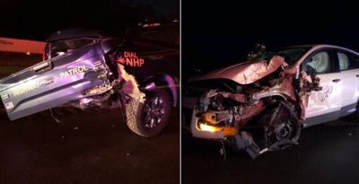 NHP Urges Drivers to Move Over After Patrol Car Rear Ended