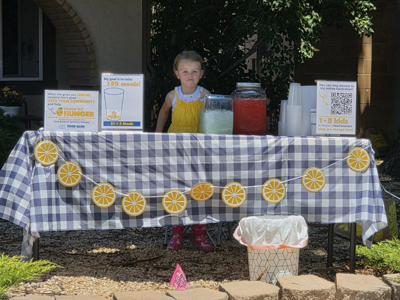 Evie's Squeeze Out Hunger Lemonade Stand