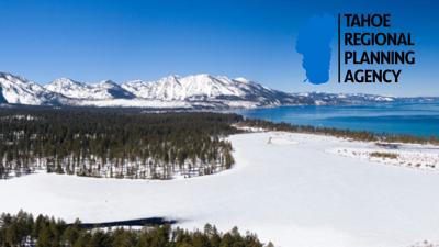 Lake Tahoe with Snow