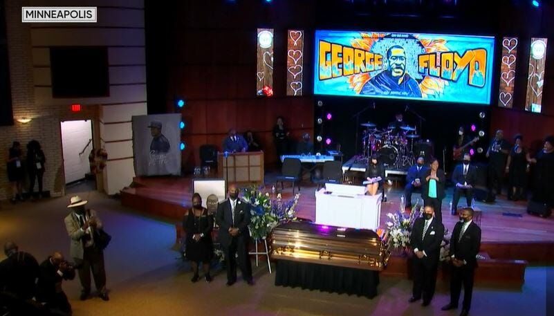 Mourners Converge in Minneapolis for George Floyd Memorial Service