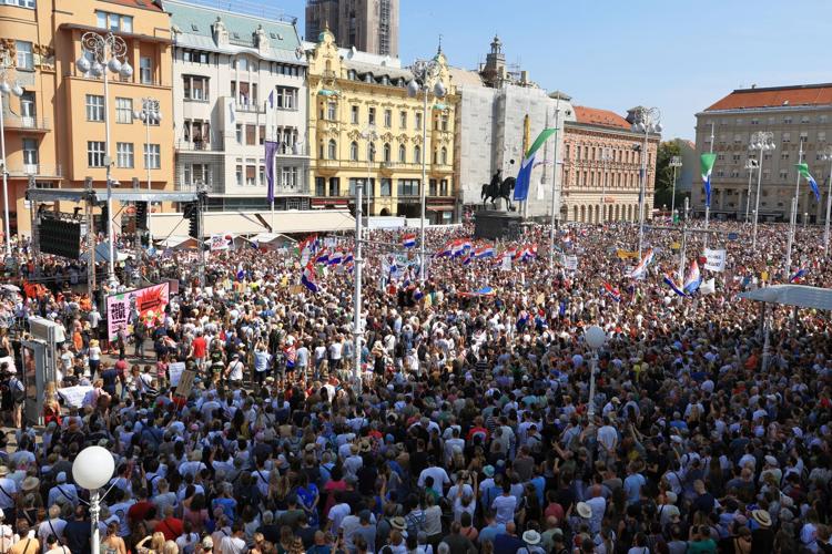 Croatia Illegal Waste Protest