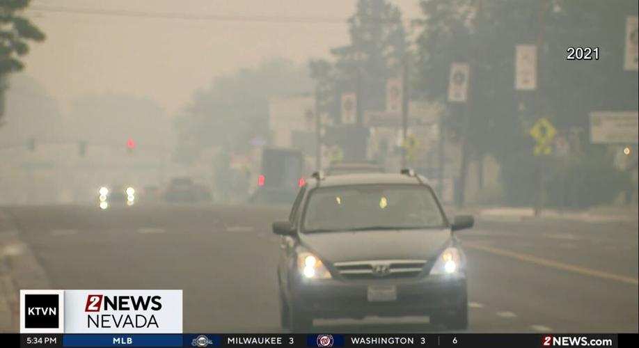 Smoke filled skies during the 2021 Dixie Fire