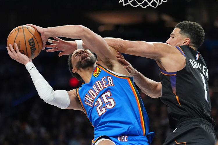 APTOPIX Thunder Suns Basketball