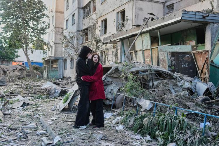 Kyiv under Russian aerial attack, in photos