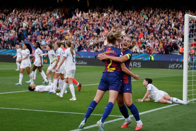 APTOPIX Spain Women's Champions League Soccer