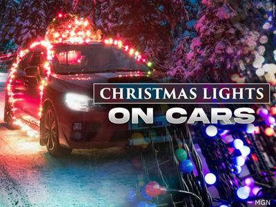 Christmas lights on your car