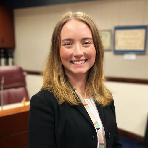 Stella Thorton, 18, at hearing for Senate 80 Bill