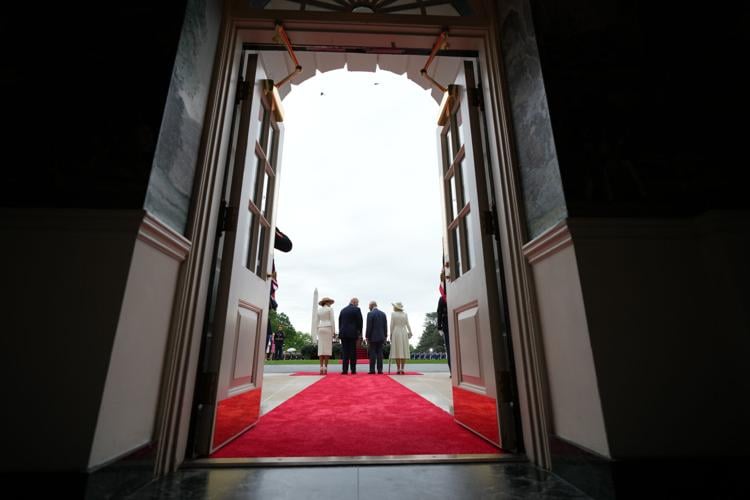 APTOPIX US Britain Royal Visit Trump