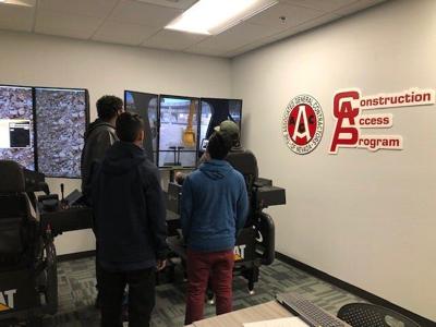Students Using Virtual Reality to Train For Construction Jobs