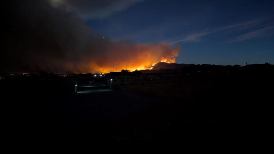 Viewer Submission - Hawk Fire from Red Rock - Michael Ruffolo 1.jpg