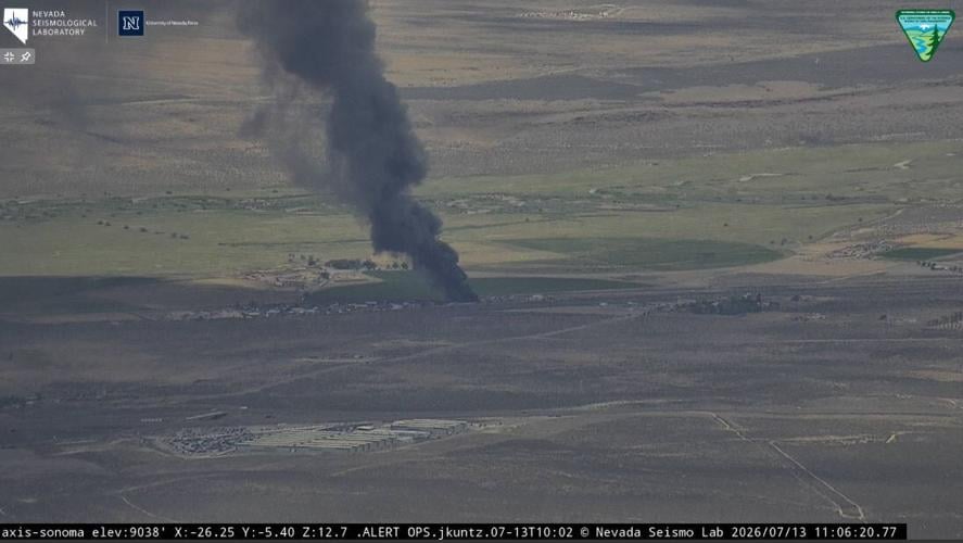 Recycling plant fire