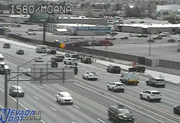 Traffic cam of crash I-580 at Moana