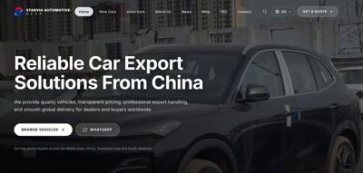 Starvia Automotive Strengthens One-Stop Export Services as Global Demand for China’s New Energy Vehicles Grows