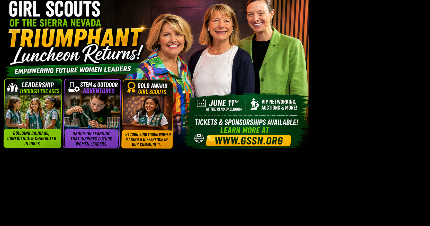 Girl Scouts of the Sierra Nevada Triumphant Luncheon Returns ...