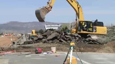 Construction Work Continues in Lemmon Valley