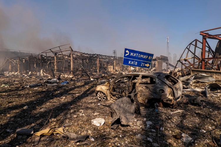 Photos show destruction after Russia’s deadliest strike on Ukraine this year