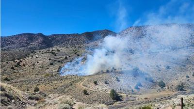 Pine Nut Road Brush Fire