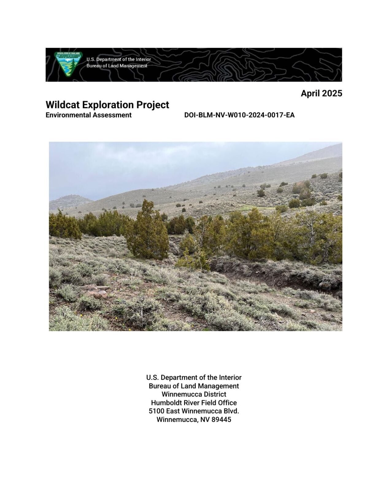 BLM Pershing County gold mining project
