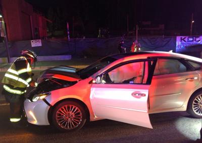 Crews Respond To Car Crash in South Lake Tahoe