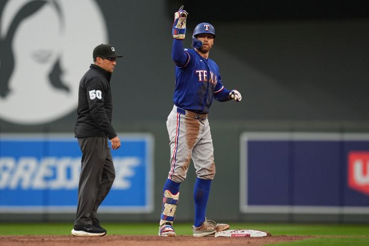 Rangers Twins Baseball