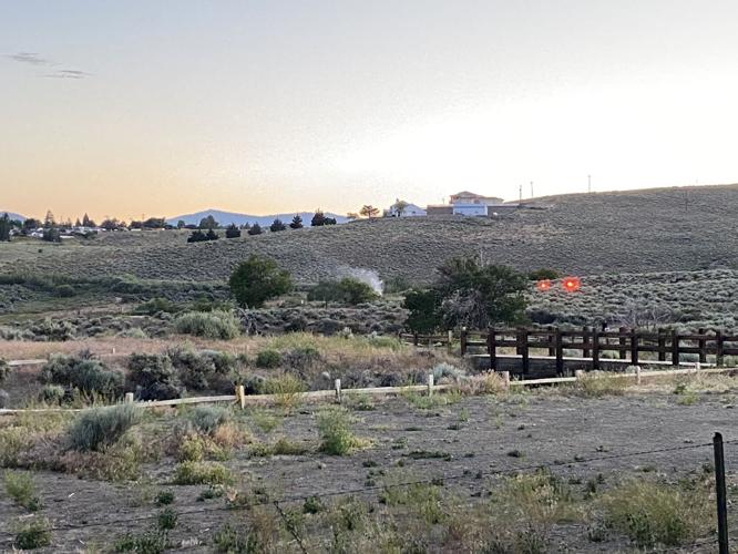 Reno Fire Crews Working Car Fire near Reno Sports Complex