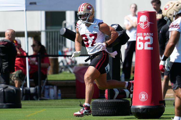 49ers Bosa Football