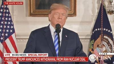 President Trump Withdraws U.S. From Landmark Nuclear Deal