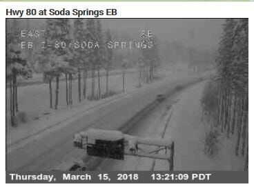 Chain Controls Up for Mountain Passes