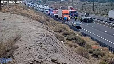 Crash closes wb i80 USA Parkway