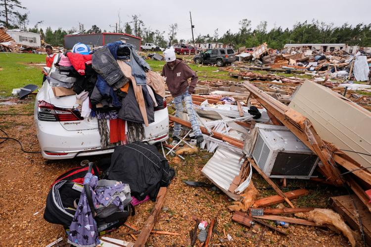 Photos of Mississippi communities reeling after tornadoes