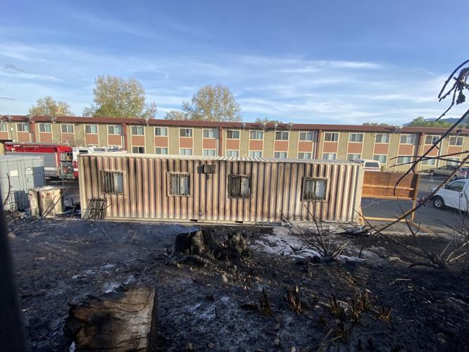 Crews Cleaning Up Hot Spots After Small Brushfire at Southwest Village Apartments