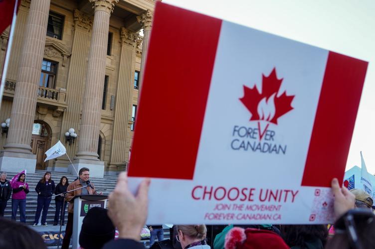 Canada Referendum Rally
