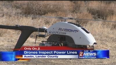 NV Energy Tests Drones For Power Line Inspections