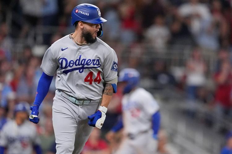 APTOPIX NLDS Dodgers Braves Baseball