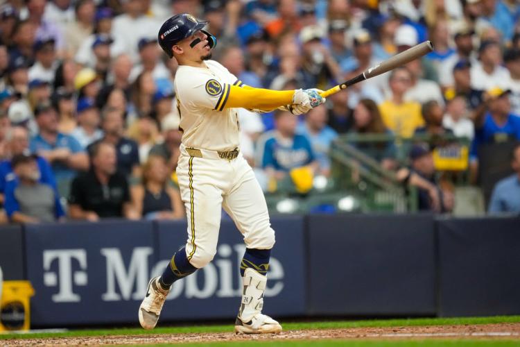 APTOPIX NLCS Dodgers Brewers Baseball