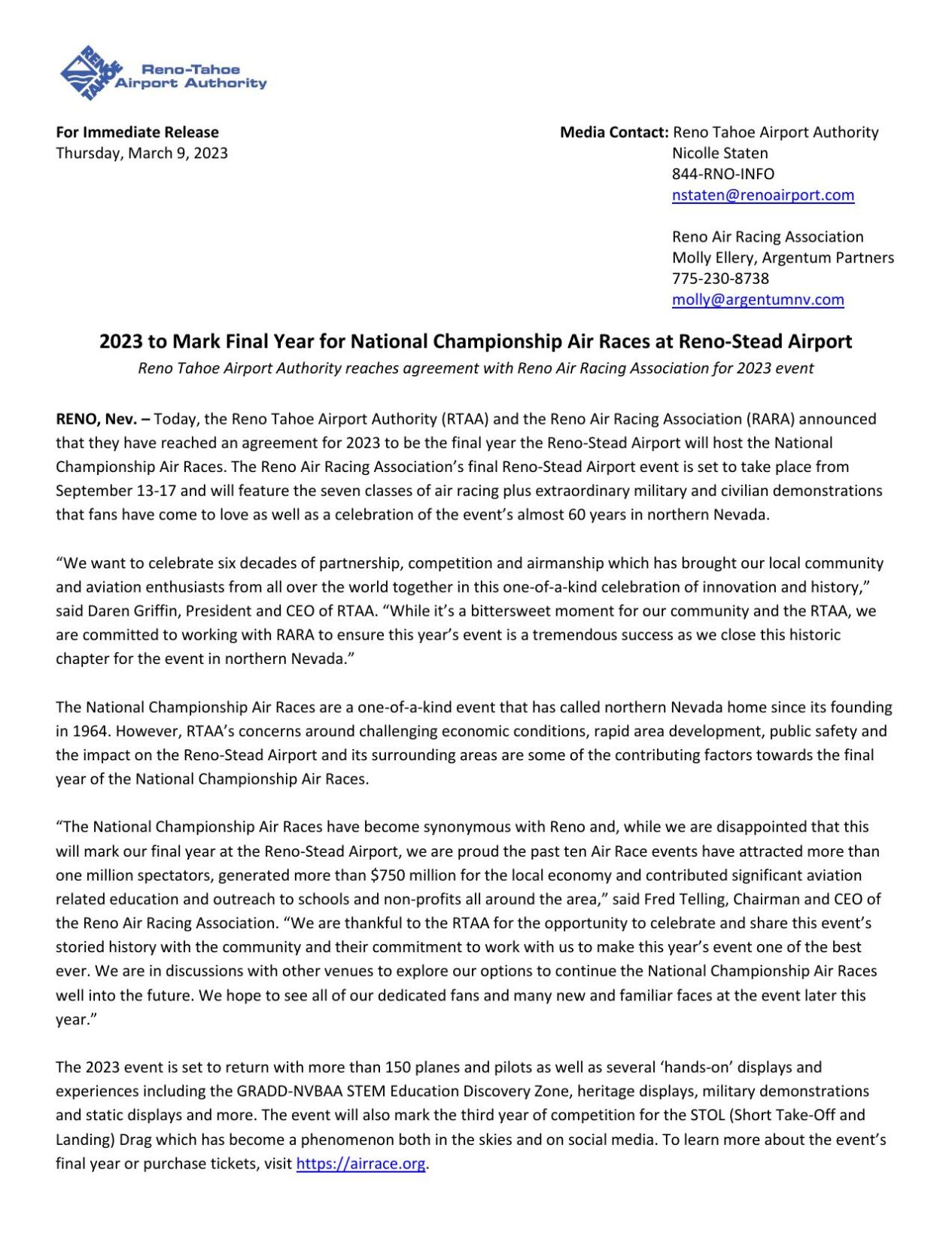 Reno-Tahoe Airport Authority