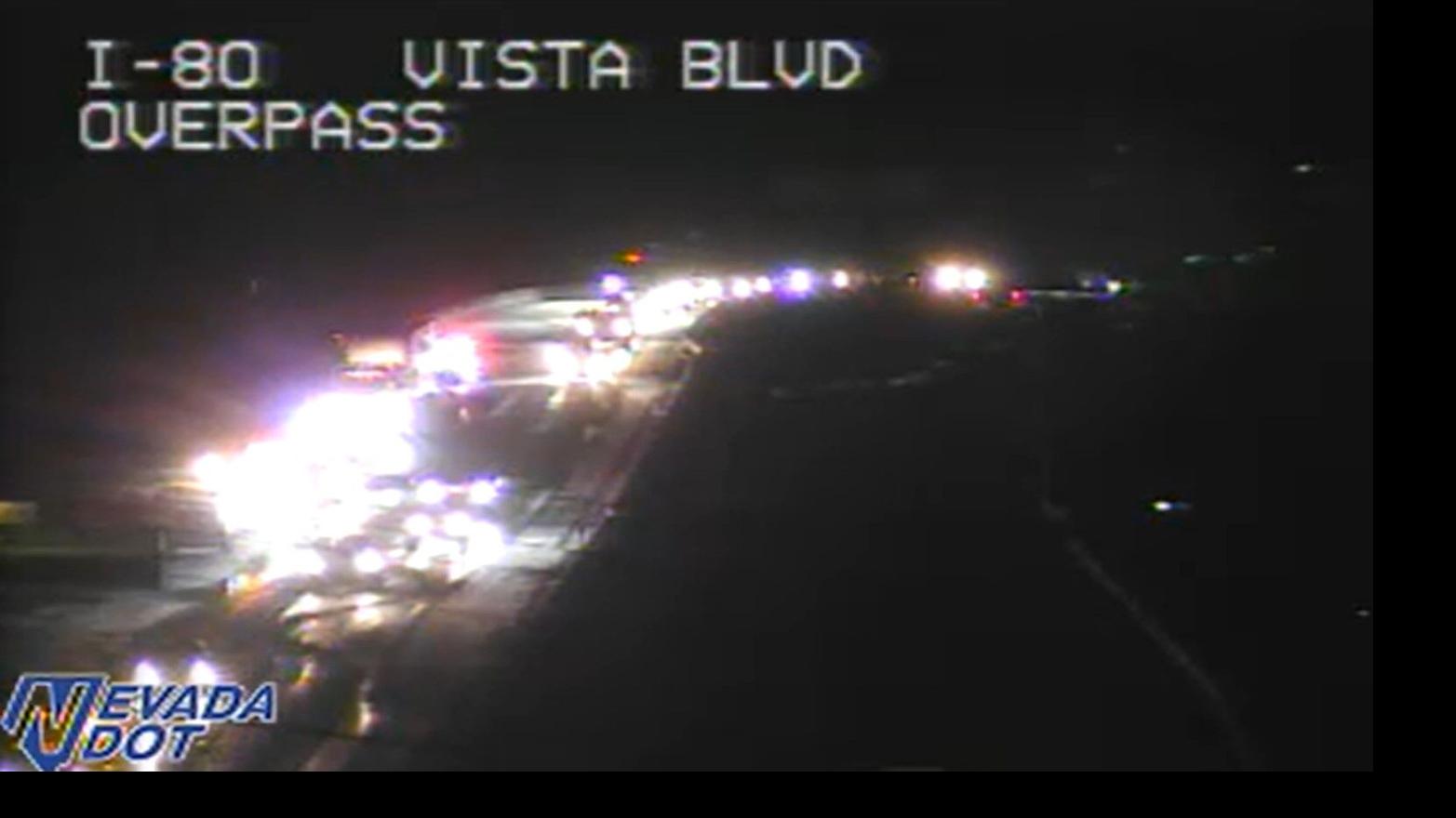 Crash on I-80 westbound in Sparks blocks traffic; most lanes reopen ...