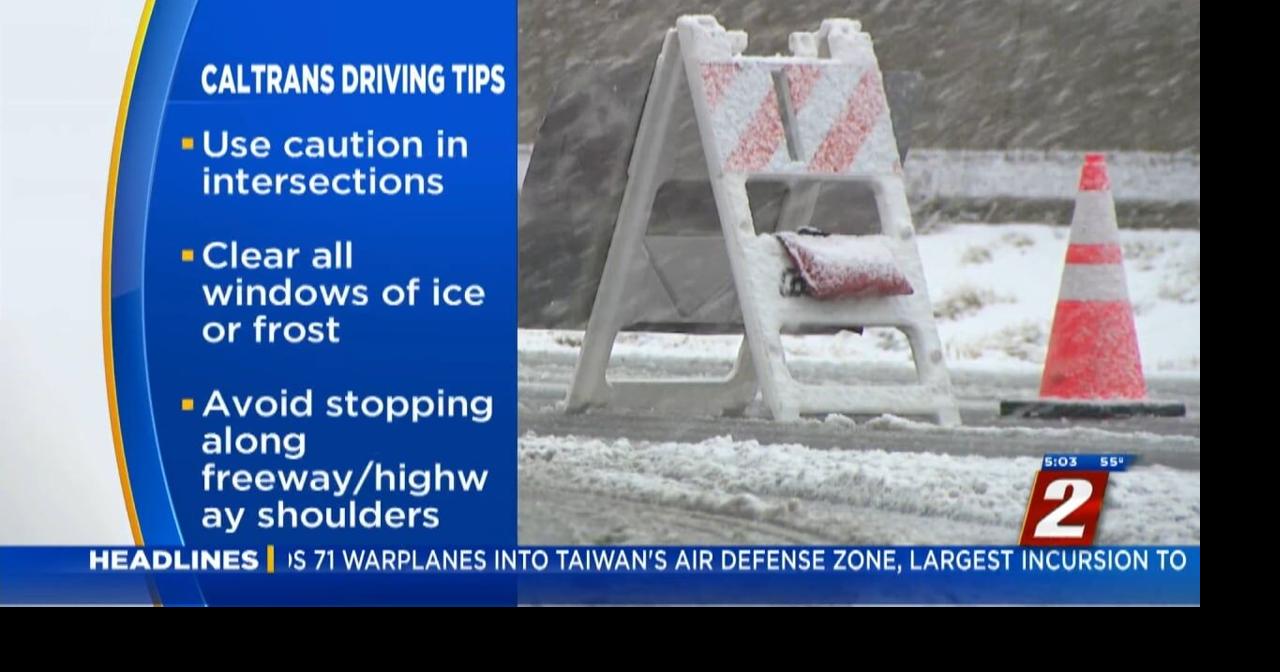 Caltrans Driving Tips | News | 2news.com