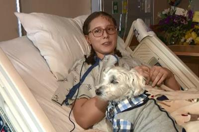 Young Woman Recovering From Being Hit by a Train