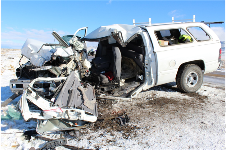 NHP: California Man Dies in Head-On Crash in White Pine County