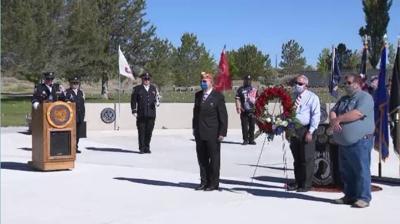 Private Ceremony, Flyover at Veterans Cemetery in Fernley